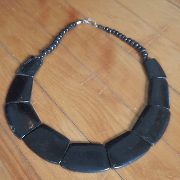 Vintage Bone Tile Necklace - Picture 1 of 6